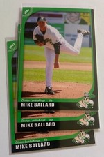 MIKE BALLARD 2007 Grandstand Clinton Lumberkings 3 card lot PWE SHIP