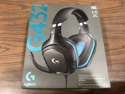 Logitech G432 Gaming Headset 7.1 Surround Sound - Image 1 of 4