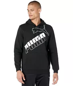 PUMA Big Logo Hoodie Fleece Puma Black Medium - Picture 1 of 1