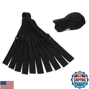 JIUSERLU 20PCS Fasce Elastiche per Parrucche - Cinghie per Parrucche Regolabili (1 x 12 Pollici) - Foto 1 di 5