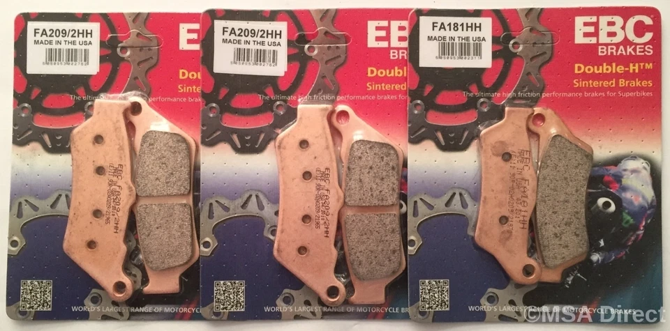 Pastillas de freno delanteras y traseras sinterizadas para KTM ADVENTURE 950/990 (2002 a 2012) Foto 1 de 4