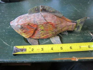 Vintage Holz Fischköder - Bild 1 von 4