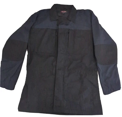 TRU SPEC Mens Large Jacket Field Coat Black & Blue Tactical Military - New - Image 1 of 4