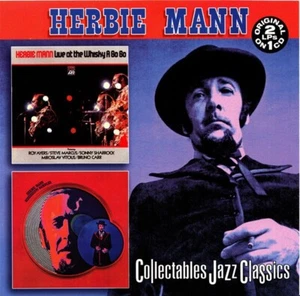 HERBIE MANN 2 Albums on 1 CD Live At The Whisky A Go Go / Mississippi Gambler - Imagen 1 de 2