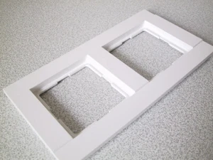 KOPP Abdeckrahmen 2-fach Rahmen ALASKA EXKLUSIV arktis-weiß UP Unterputz - Bild 1 von 1