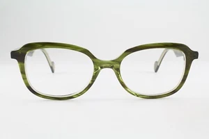 Authentic Anne et Valentin RUN 0800 50mm Translucent Green Marble Glasses France - Picture 1 of 5