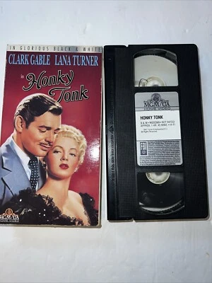Honky Tonk VHS Video Clark Gable Lana Turner  - Image 1 of 2