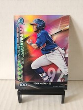 Kevin Maitan 2017 Bowman Chrome Bowman Scouts Top 100 BTP-92 Angels