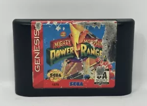 Mighty Morphin Power Rangers - Sega Genesis - gereinigt und getestet, nur Cart - Bild 1 von 4