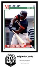 1991 Score #750 Mo Vaughn Boston Red Sox ~A3P