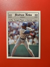 1990 Ken Griffey Jr stadium news limited edition rare oddball Promo