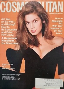 Cosmopolitan Cosmo Magazine October 1990 Cindy Crawford - Imagen 1 de 1