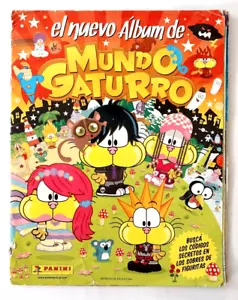 2013 Panini Argentina Mundo Gaturro Sticker Album Funny Cat not Garfield NIK  - Picture 1 of 21