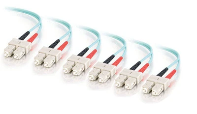 30M Outdoor Armored 10G OM3 12 Strands Fiber Patch Cord(50/125)-SC to SC - Image 1 of 3