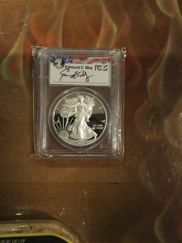 2015 W PCGS PR70DCAM Mint Director 1st Strike 1 of 2015 Edmond Moy Free Sh Cover