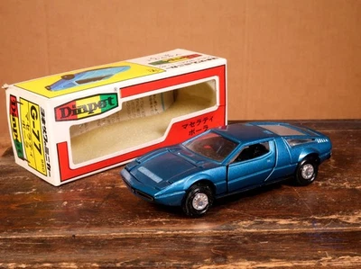 Yonezawa Diapet G-77 Maserati Bora blau met. Box OVP 1/40 vintage diecast - Bild 1 von 4