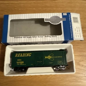 Bachmann HO Scale Premium Silver Series 17010 Box Car Reading Bee Line MINT - Bild 1 von 13