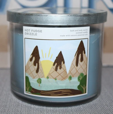 Bath and Body Works Hot Fudge Drizzle 3 wick Scented Candle 14.5 oz - Image 1 of 2