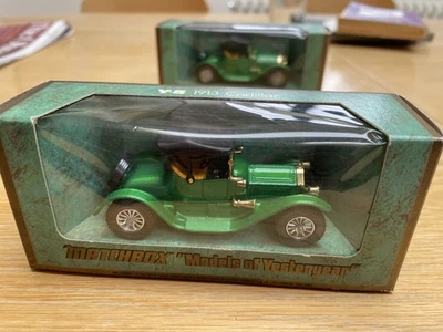 Vintage 1973 Matchbox Models of Yesteryear Y-6 1913 Cadillac in Green, Boxed - Image 1 of 4