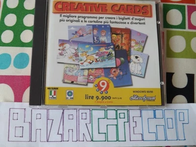 Pc Cd- Rom Creative Cards crea biglietti di auguri - Immagine 1 di 2
