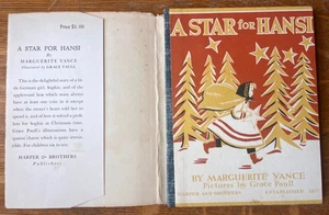 Ein Stern für Hansi von Marguerite Vance HC Erstausgabe Schutzumschlag 1936 - Bild 1 von 8