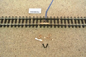 K93B, Schilfkontaktsatz KaModel für Gleise N (Peco,Fleischmann usw.), 2-10 Stck. - Bild 1 von 6