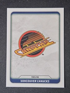 19-20 Topps Vancouver Canucks Retro Team Logo Sticker - Picture 1 of 2