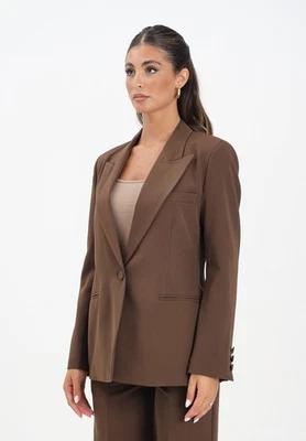 VICOLO Giacche e Gilet Donna Marrone  Giacca marrone da donna Autunno inverno 20 - Immagine 1 di 4