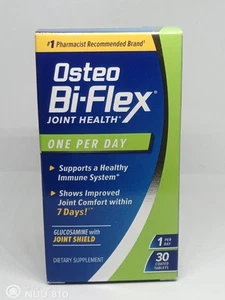 30Ct Osteo Bi-Flex Joint Health Tablets Dietary Supplement Exp 8/27 - Picture 1 of 9