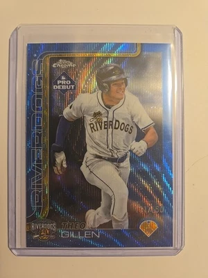 2025 Topps Pro Debut Theo Gillen 131/150 Blue Parallel PDC-80 - Image 1 of 2