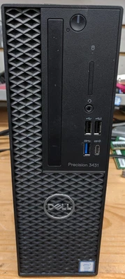 Dell Precision 3431 SFF, Xeon 2236@3.4GHz, 32GB RAM, 2 HDs, AMD Radeon Win11 Pro - Image 1 of 4
