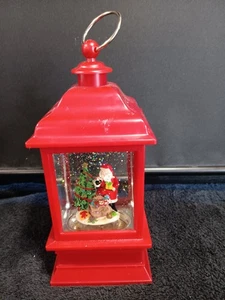 Santa Claus Themed Lighted Snow Globe Home Decor - Picture 1 of 2