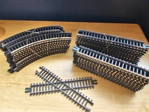 Windham Heights Cobblestone Corners Railroad Train Tracks Curved/Straight Rails  - Picture 1 of 10