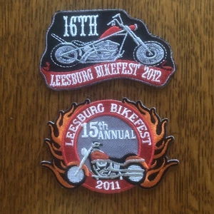 Parche de recuerdo Leesburg Bikefest moto rally 2011-2012 - Imagen 1 de 4