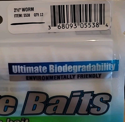 Cebos Baitmate Ultralive 2 1/2" gusano Foto 1 de 4