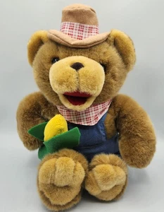 Oso granjero animado cantando de colección 1995 difícil de encontrar en caja movimientos de boca - Imagen 1 de 16