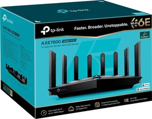 TP-Link - Archer AXE7800 Tri-Band Wi-Fi 6E Router - Black - NEW SEALED FAST SHIP - Picture 1 of 8