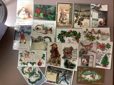 Lote de 18 postales antiguas de Navidad Foto 1 de 4