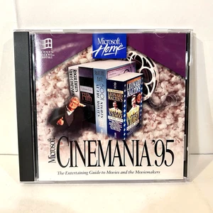 Microsoft Cinemania 95 1995 Movies Guide CD-ROM *ACHETEZ 2 OBTENEZ 2 GRATUITS* - Photo 1/3
