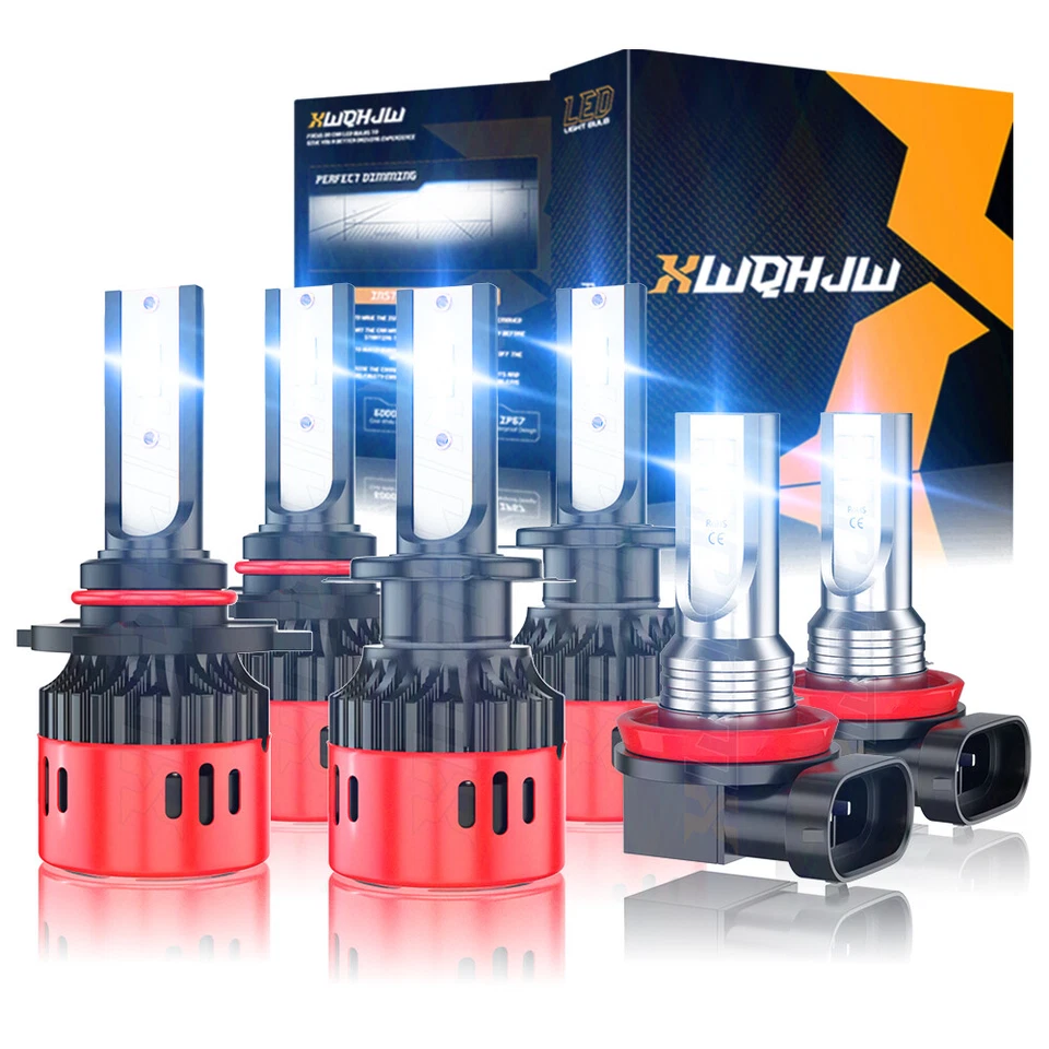 For Suzuki Grand Vitara 06-13 6x Combo LED Headlight Fog Light Bulbs BRIGHT - Image 1 of 4