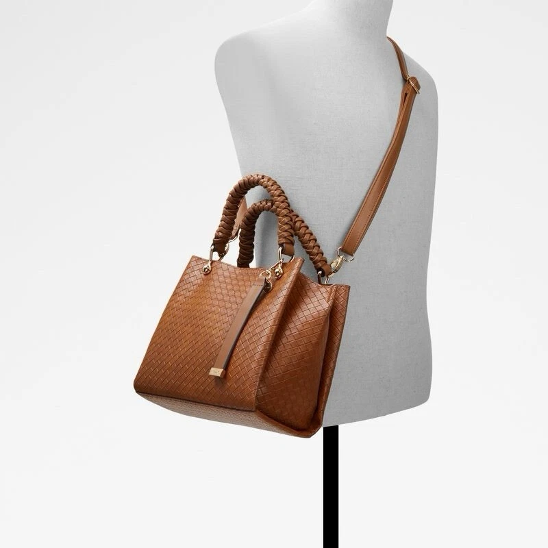 ALDO Women's Cognac Gloadithh Tote Bag - Preowned - Image 1 of 4