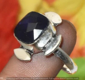 Tanzanite Quartz Gemstone Ring 925 Silver Plated Us Size 8" U319-E175 - Picture 1 of 1