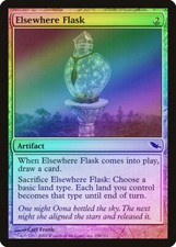 Elsewhere Flask FOIL Shadowmoor PLD Artifact Common MAGIC MTG CARD ABUGames