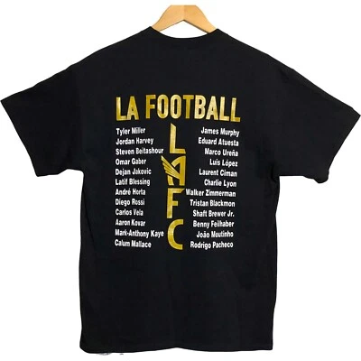 LAFC Los Angeles Football Club Men's Gildan MLS FC Futbol Soccer Shirt L - Image 1 of 4