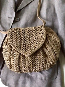VINTAGE LORD & TAYLOR ZEITLOSE SCHULTERTASCHE CRAFTED IN ITALY - Bild 1 von 14