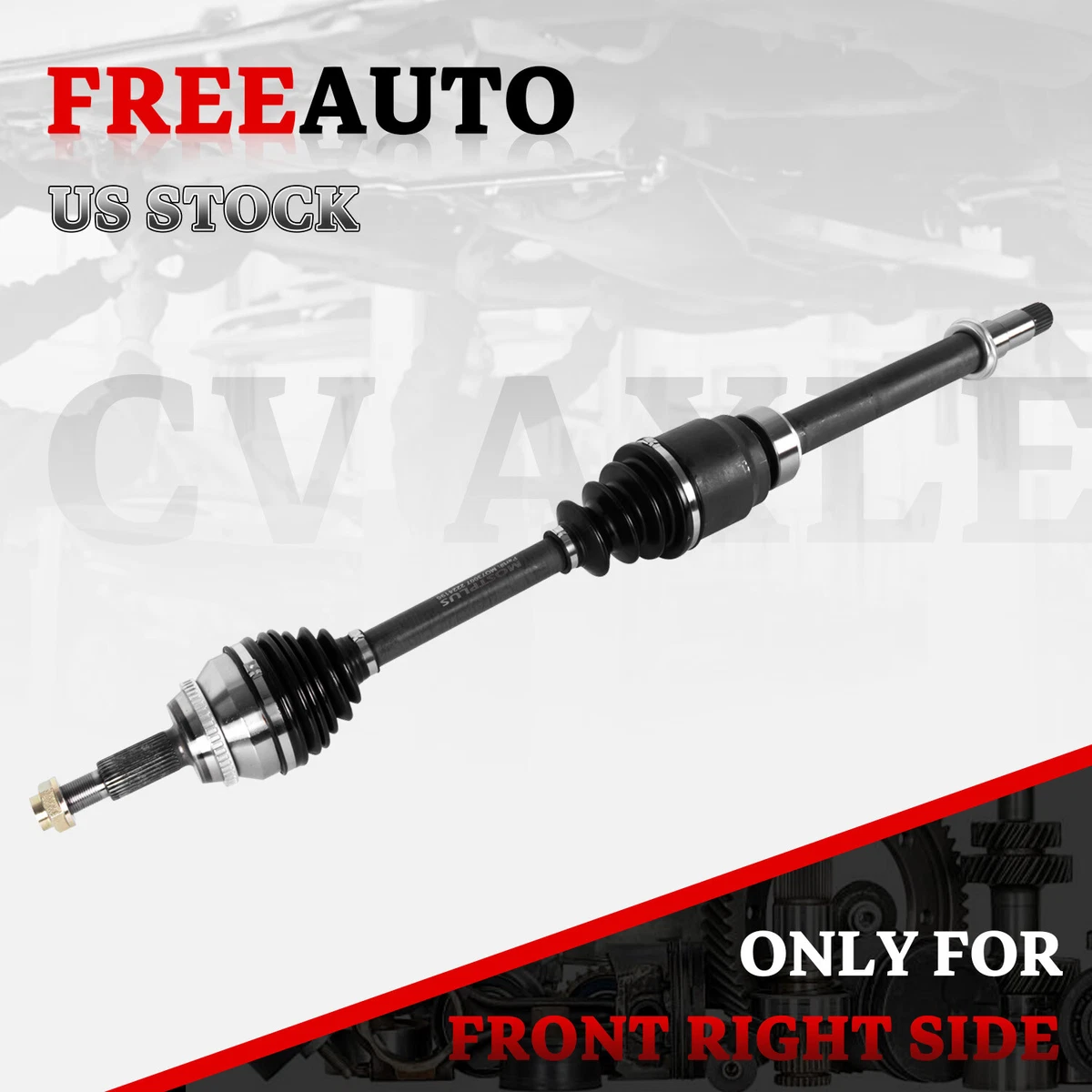 TRQ Marca RH Lado Pasajero CV Eje De Transmisión Conjunto Compatible Con Camry V6 Lexus