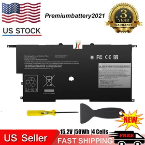 For Lenovo ThinkPad X1 Carbon 3rd SB10F46440 00HW002 00HW003 Battery 50Wh FAST - Picture 1 of 13