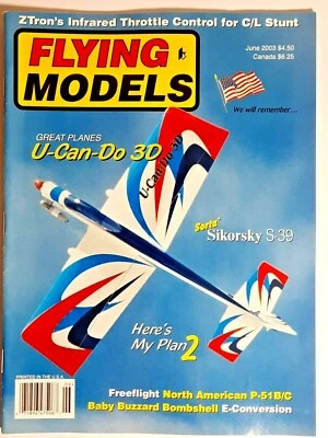 FLYING MODELS magazine  June 2003  pre-owned - Image 1 of 2