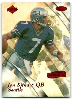 1999 Collector's Edge Masters HoloSilver Jon Kitna #176 Seattle Seahawks - Image 1 of 2
