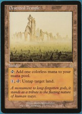 Deserted Temple Odyssey PLD Land Rare MAGIC GATHERING CARD (ID# 245346) ABUGames